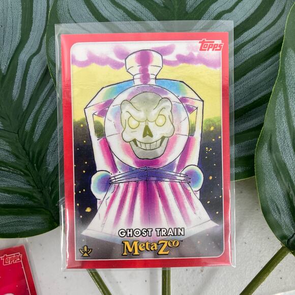 Topps MetaZoo Cryptid Nation Series 0 Gold Ghost Train 22 Trading Game Card - Picture 1 of 2